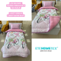ETE HOMETEX TEK KİŞİLİK LÜX WELSOFT YORGAN BİSİKLET PEMBE 155X215CM 8696474231865